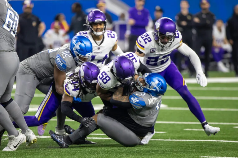 Minnesota Vikings vs Detroit Lions Match Player Stats