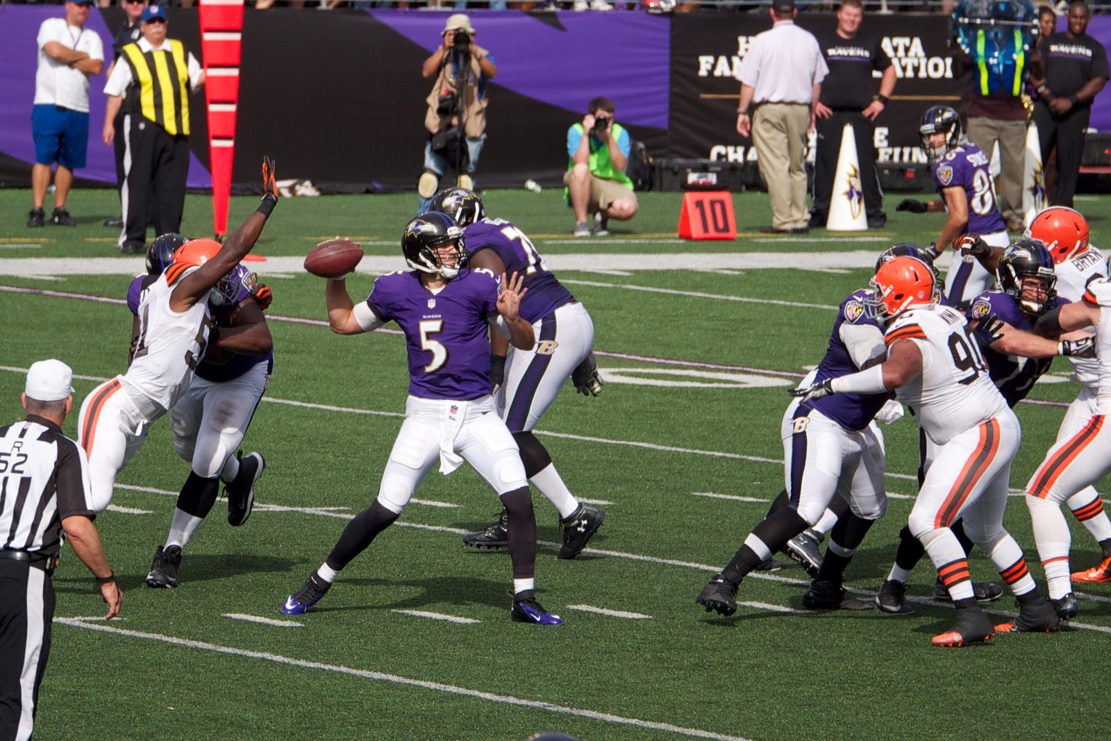 Cleveland Browns vs Baltimore Ravens Match Player Stats