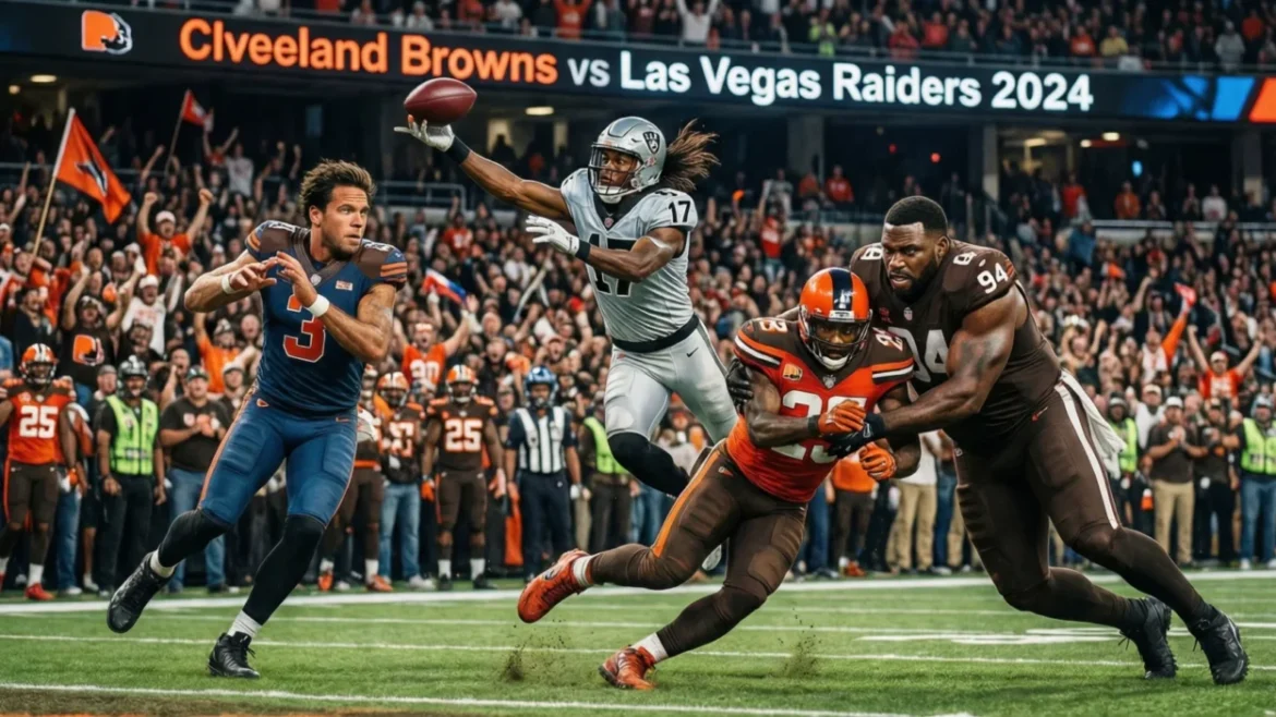 Cleveland Browns vs Las Vegas Raiders Match Player Stats