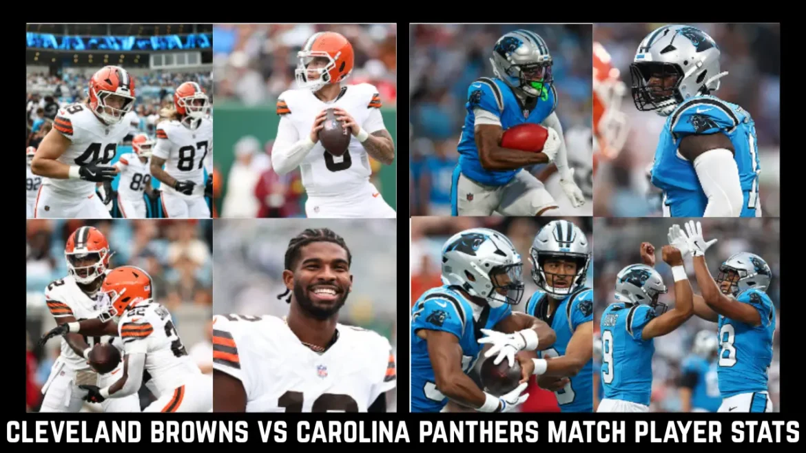 Cleveland Browns vs Carolina Panthers Match Player Stats