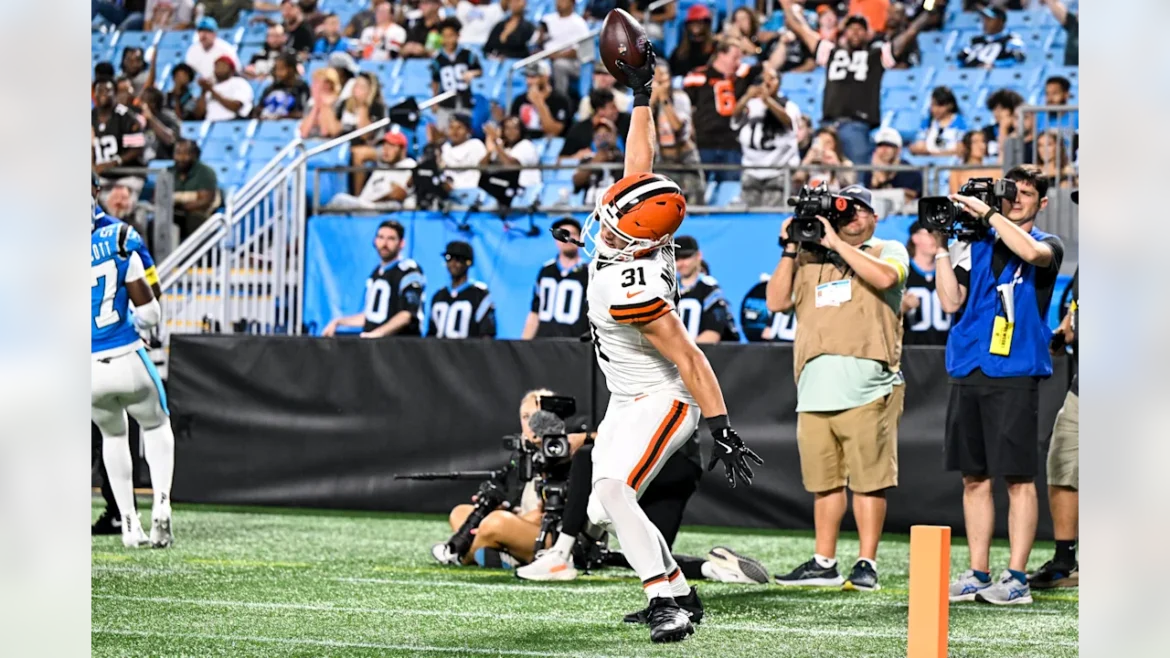 Carolina Panthers vs Cleveland Browns Match Player Stats