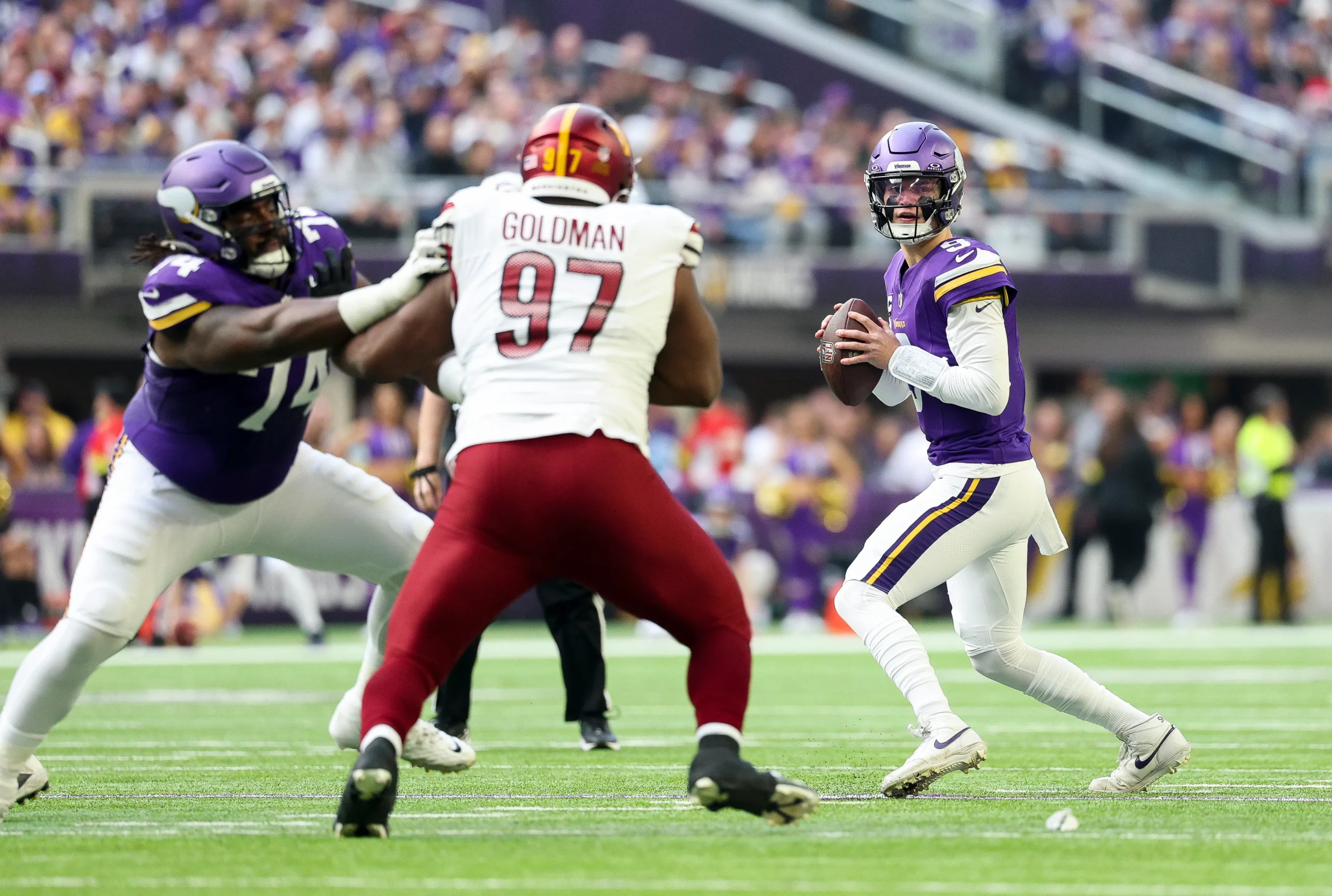 Washington Commanders vs Minnesota Vikings Match Player Stats