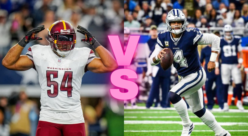 Dallas Cowboys vs Washington Commanders Match Player Stats