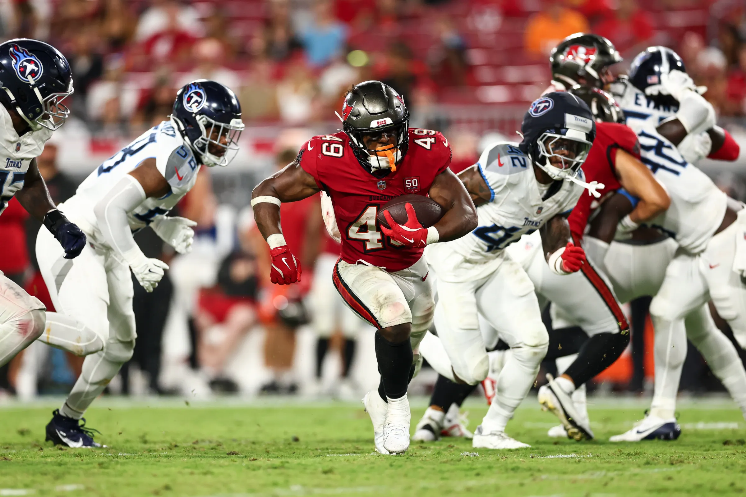 Tennessee Titans vs Tampa Bay Buccaneers Match Player Stats