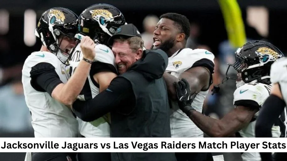Jacksonville Jaguars vs Las Vegas Raiders Match Player Stats