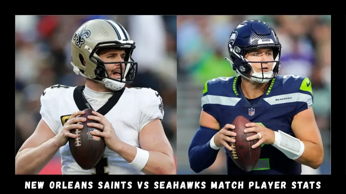 New Orleans Saints vs Seahawks Match Player Stats