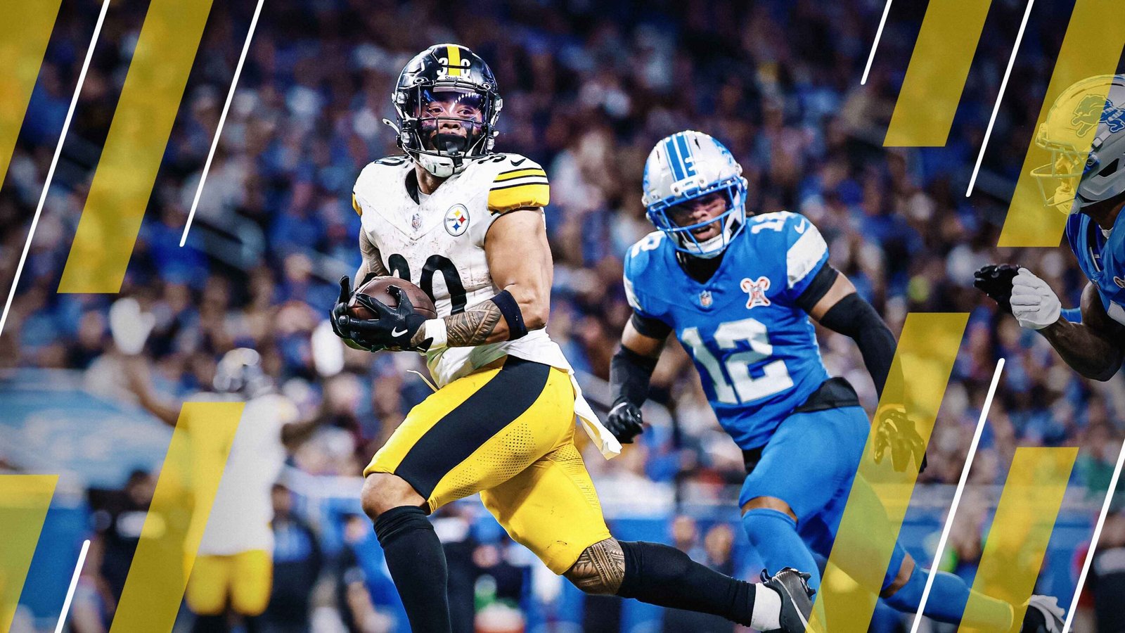 Pittsburgh Steelers vs Detroit Lions Match Player Stats