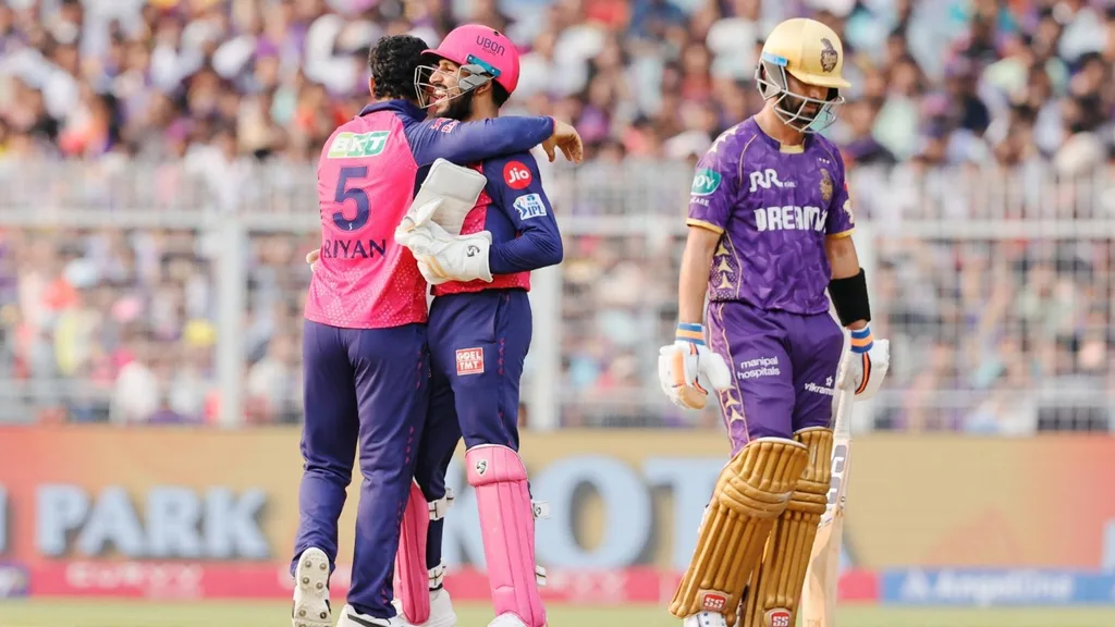 Rajasthan Royals vs Kolkata Knight Riders Timeline