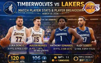 Timberwolves vs Lakers Match Player Stats