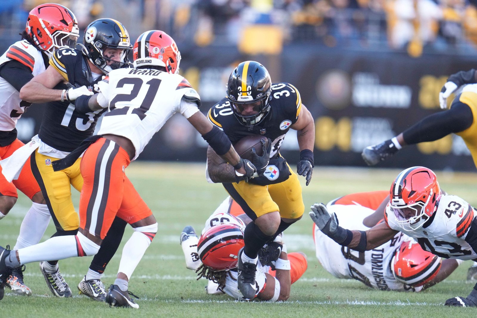 Cleveland Browns vs Pittsburgh Steelers Match Player Stats