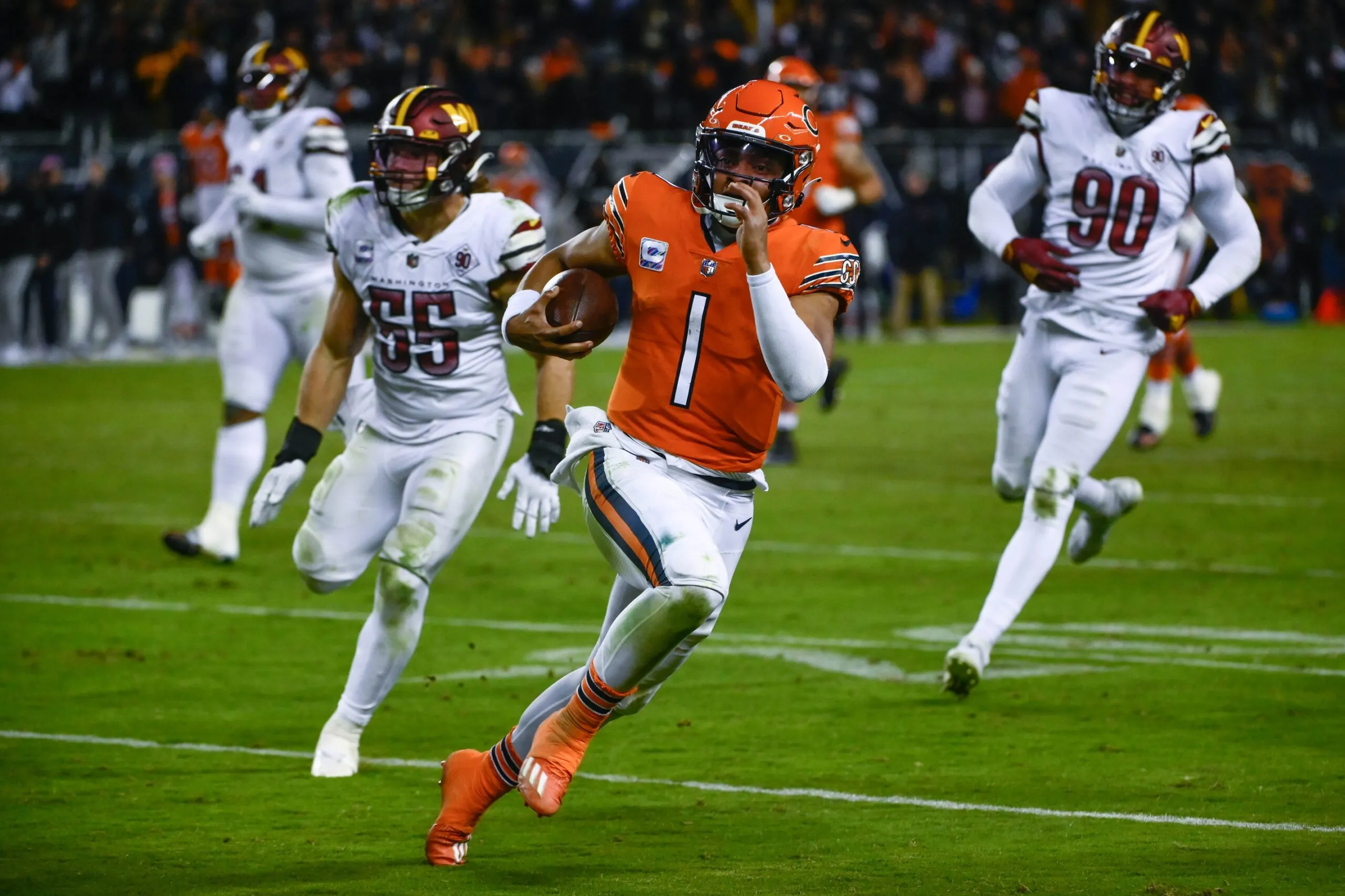 Chicago Bears vs Washington Commanders Match Player Stats