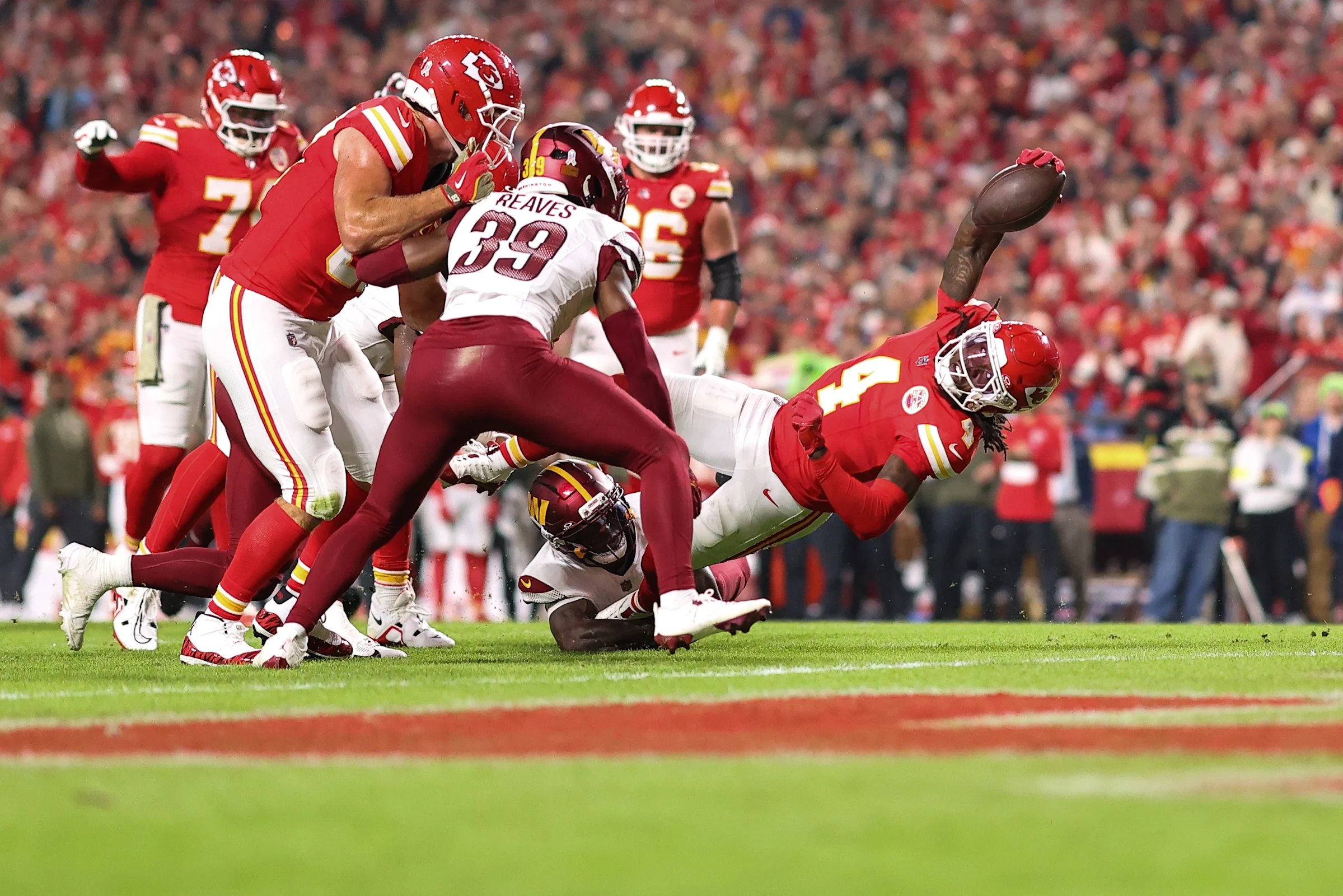 Washington Commanders vs Kansas City Chiefs Match Player Stats