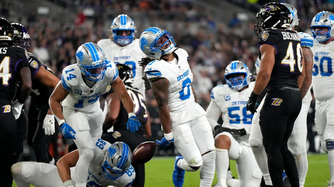 Detroit Lions vs Baltimore Ravens Match Player Stats