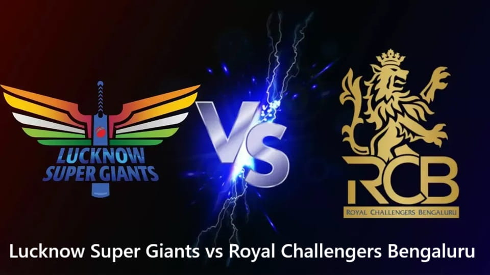 Lucknow Super Giants vs Royal Challengers Bengaluru Timeline